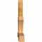 Ekena Millwork Davenport Rough Sawn Timber Gable Bracket, Western Red Cedar, 96"W x 52"H x 6"D x 6"F, 13/12 Pitch GBW096X52X0606DAV00RWR - alternate 3